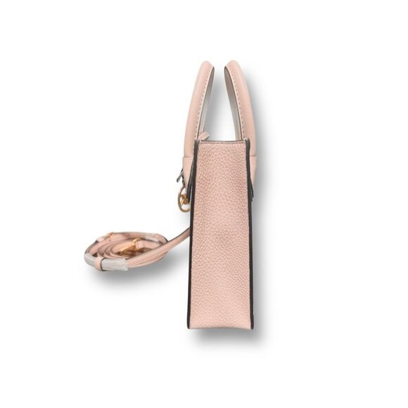 Michael Kors Mercer XS Shopper Crossbody Bag Rose Powder Blush Leather NWT $348 - Picture 5 of 10